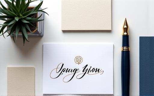 Yrityksen brändäys kaunokirjoituksen logosuunnittelu